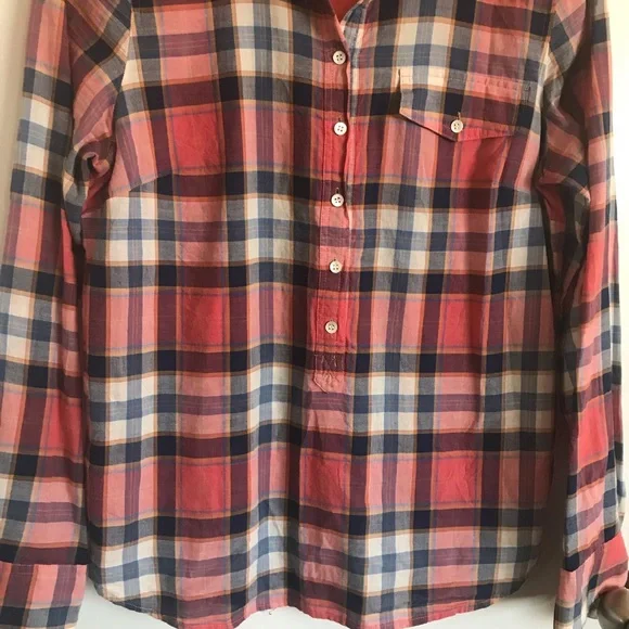 J. Crew Plaid Button Down Shirt - Size S - Picture 2 of 9
